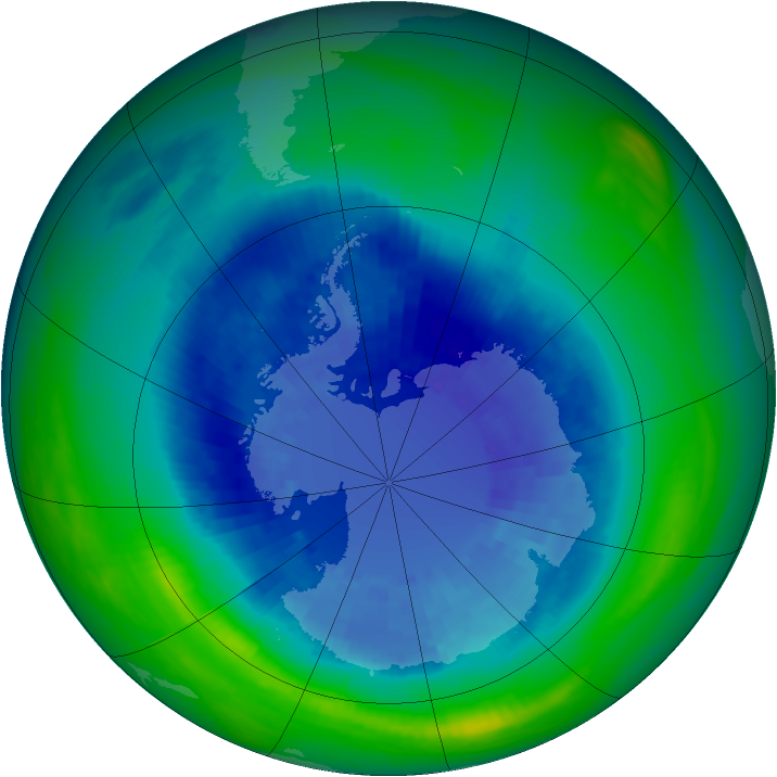 Ozone Map 1987-09-10